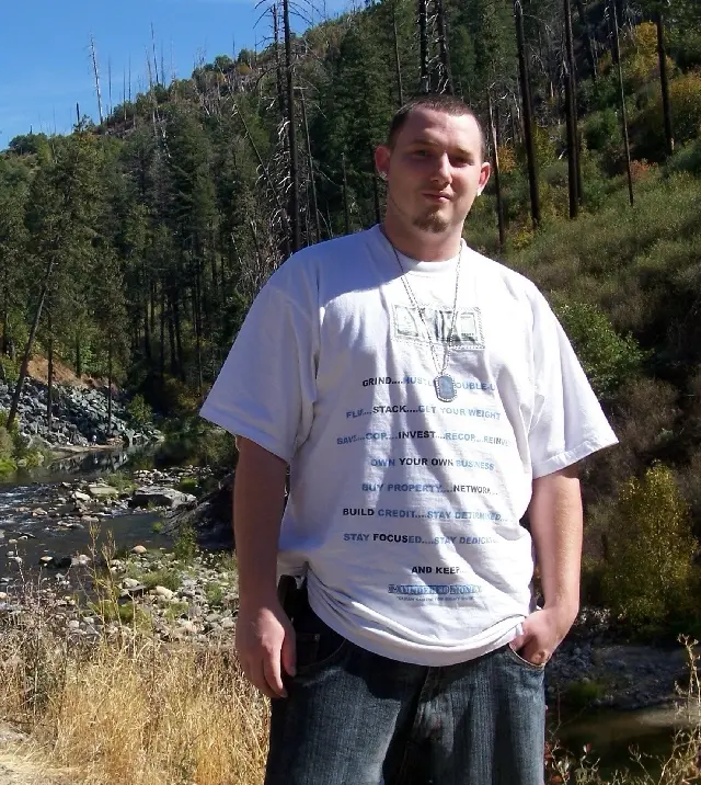 Bruce Franse before his 105-pound health transformation